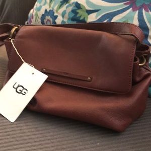 Leather UGG purse